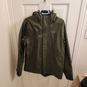 Mountain Ridge Olive Green Waterproof Raincoat for Men Size Medium